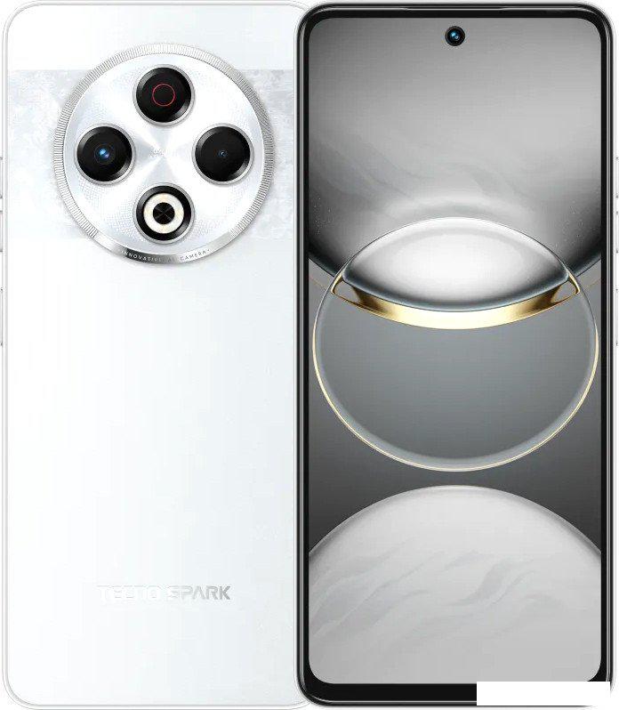 Смартфон Tecno Spark 30 8GB/128GB (белый)- фото