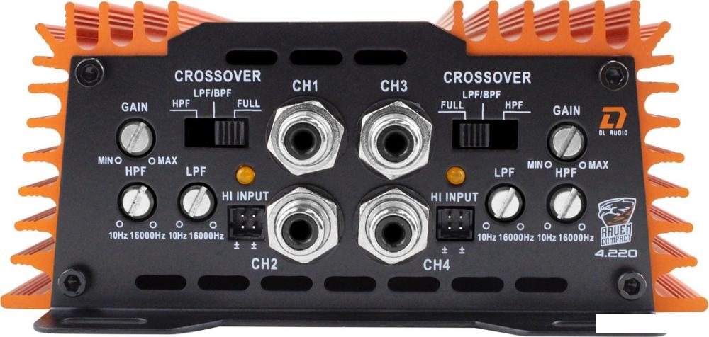 Автомобильный усилитель DL Audio Raven Compact 4.220- фото3