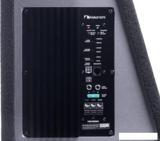 Корпусной активный сабвуфер Nakamichi NBX255A- фото3
