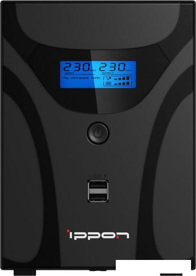 Источник бесперебойного питания IPPON Smart Power Pro II 1600 Euro- фото3