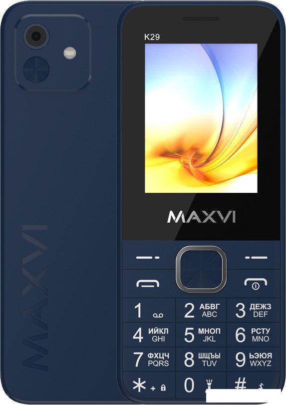 Телефон Maxvi K29 (синий)- фото