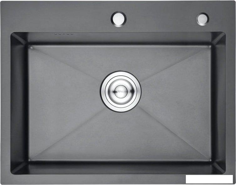 Кухонная мойка Gerhans K36045B (графит)