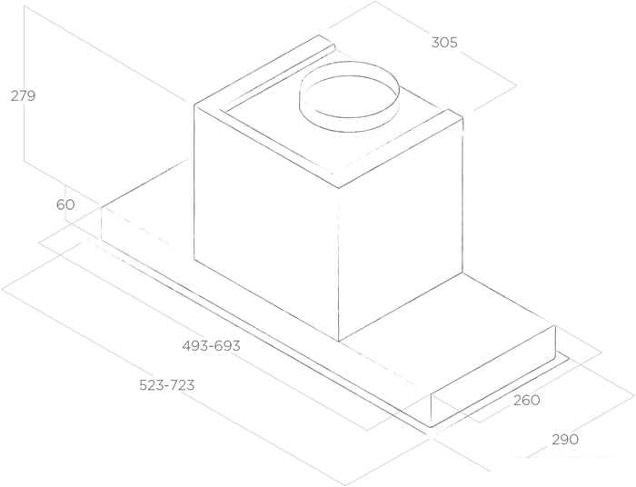Кухонная вытяжка Elica Hidden 2.0 IXGL/A/90 PRF0097708A- фото2