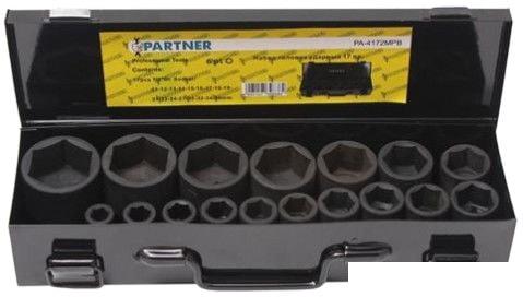 Набор торцевых головок Partner PA-4172MPB (17 предметов)