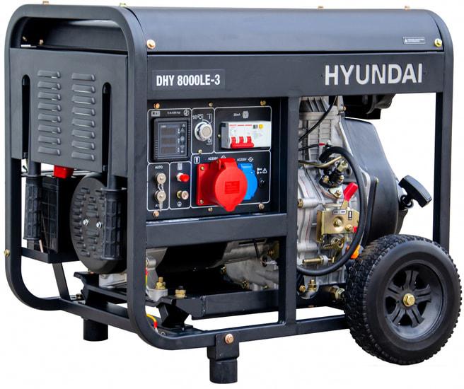 Дизельный генератор Hyundai DHY 8000LE-3- фото2