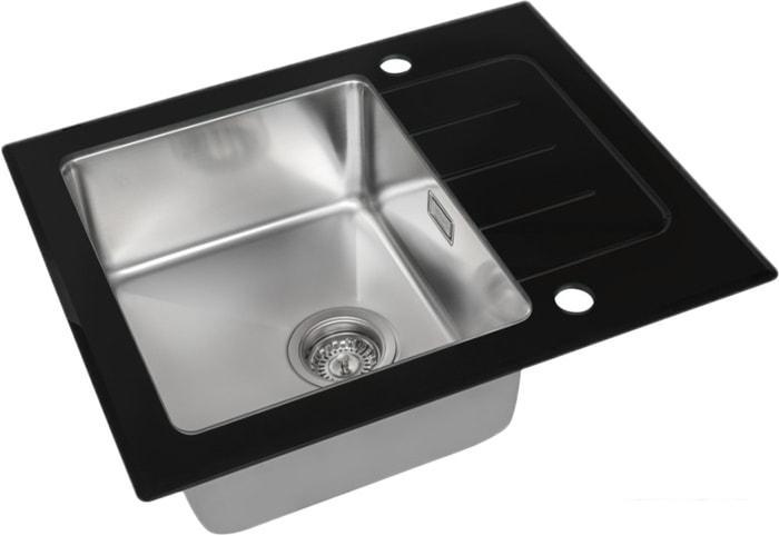 Кухонная мойка ZorG GS 6250 (черный)- фото2