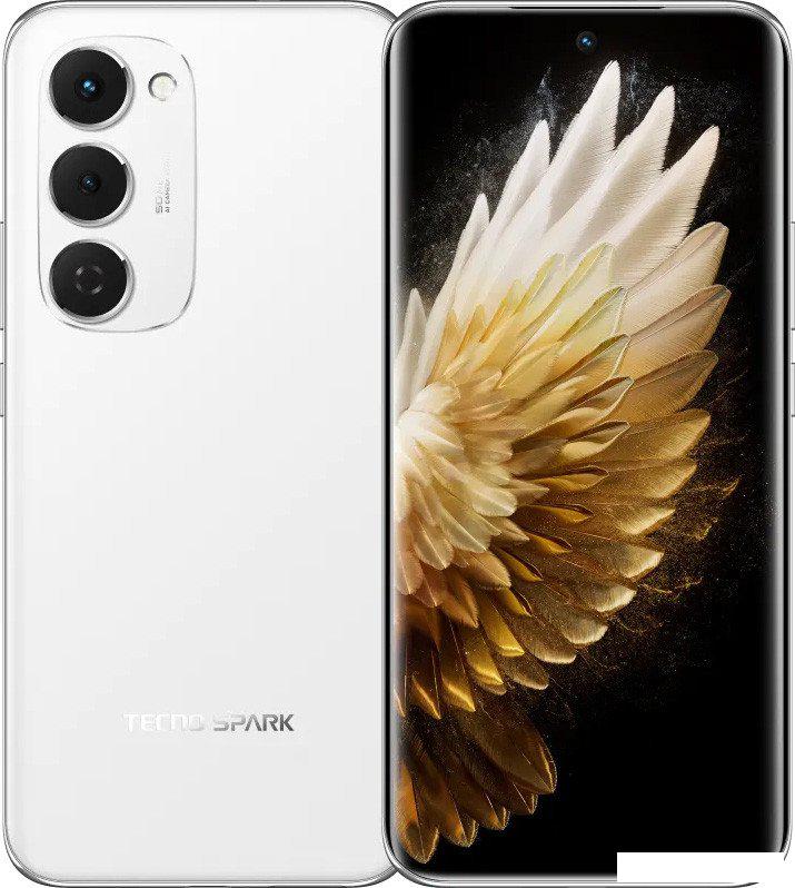 Телефон Tecno Spark 40 Pro+ 8GB/256GB (белая аврора)