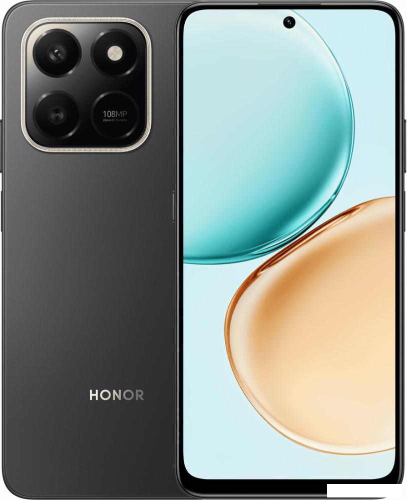 Телефон HONOR X7d LGN-LX1 8GB/256GB международная версия (вельветовый черный)