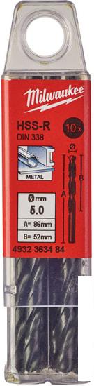 Набор оснастки Milwaukee 4932363484 (10 предметов)