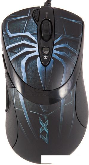 Игровая мышь A4Tech XL-747H (черный/синий)- фото