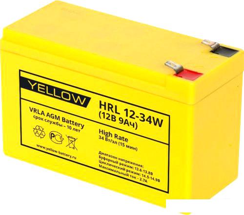Аккумулятор для ИБП Yellow HRL 12-34W- фото
