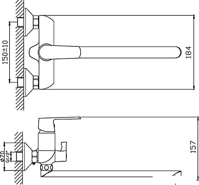 Смеситель Haiba HB22804- фото2