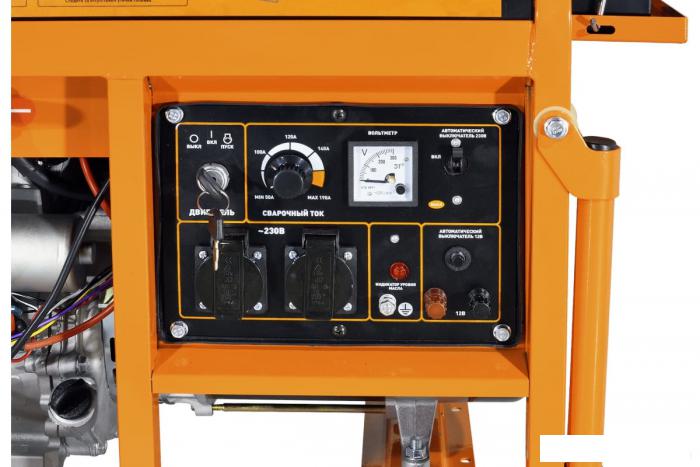 Бензиновый генератор Carver PPG-6500E Welder- фото4