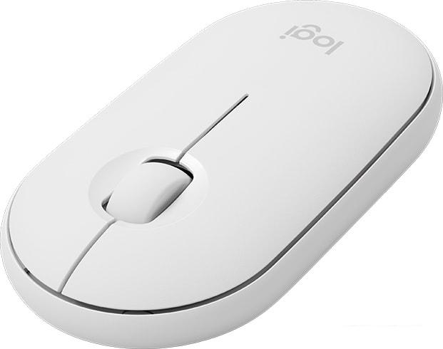 Мышь Logitech M350 Pebble (белый)- фото2