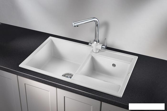 Кухонная мойка Granula GR-8201 (арктик)- фото2