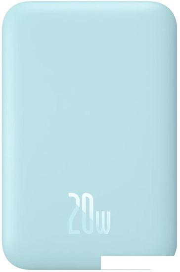 Внешний аккумулятор Baseus Magnetic Wireless PPCX020003 6000mAh (голубой)