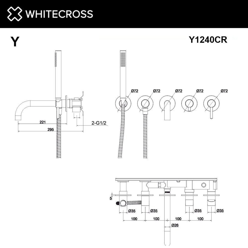 Смеситель Whitecross Y Y1240CR (хром)- фото3
