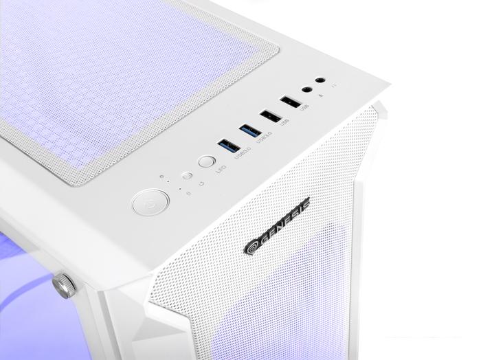 Корпус Genesis Irid 505 ARGB White NPC-1872- фото4