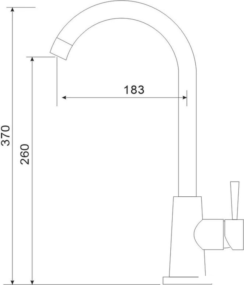 Смеситель Gross Aqua Neosteel 3211611SS- фото2