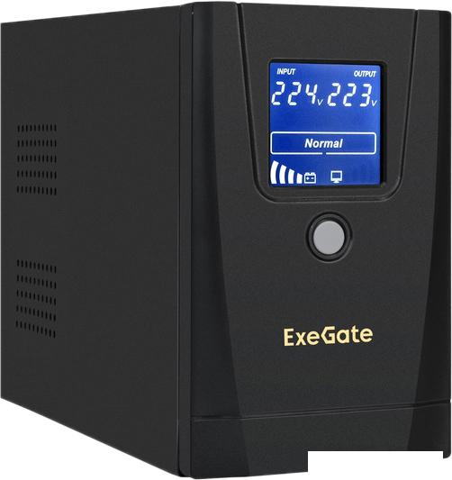 Источник бесперебойного питания ExeGate SpecialPro Smart LLB-900.LCD.AVR.1SH.2C13 EX292779RUS- фото