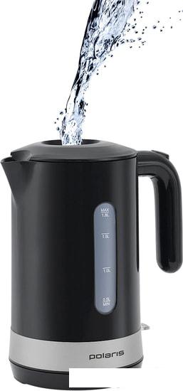 Электрочайник Polaris PWK 1803C Water Way Pro (черный)- фото