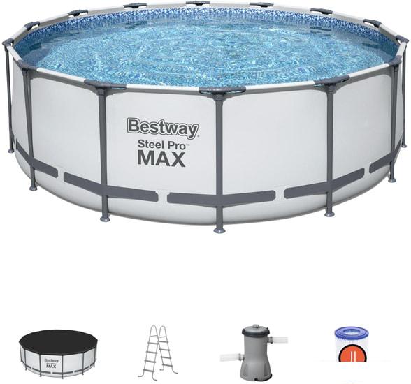 Каркасный бассейн Bestway Steel Pro Max 5612X (427x122)- фото