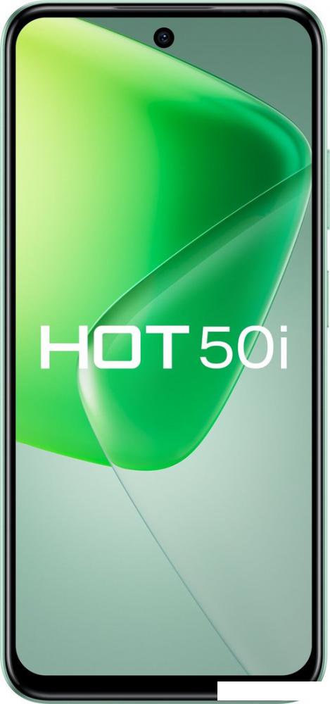 Смартфон Infinix Hot 50i X6531B 4GB/256GB (зеленый шалфей)- фото3