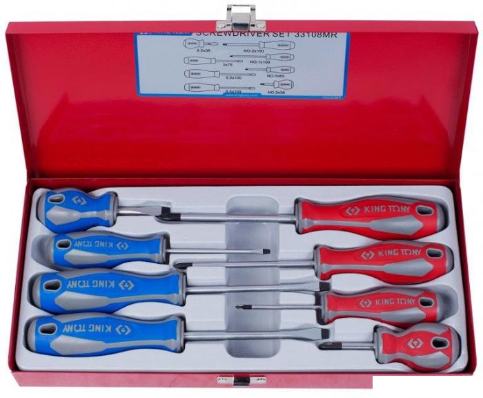 Набор отверток King Tony 33108MR (8 предметов)- фото