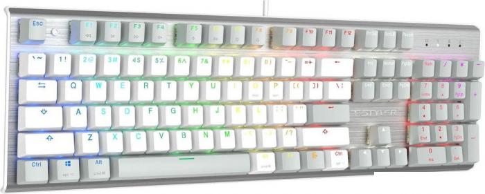 Клавиатура A4Tech Fstyler FS100 Neon (серебристый/серый)- фото3