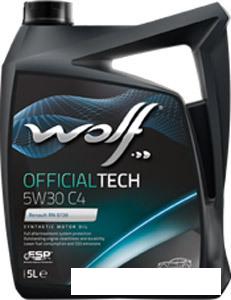 Моторное масло Wolf Official Tech 5W-30 C4 4л