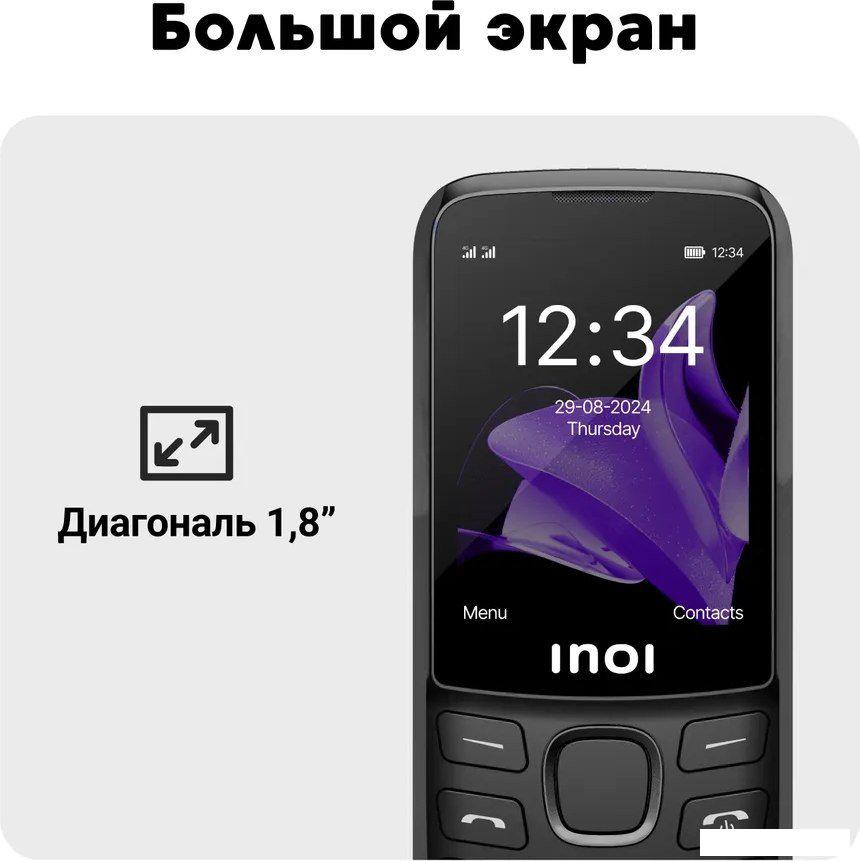 Телефон Inoi 240 Modern 4G (черный)- фото3