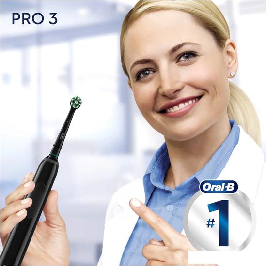 Электрическая зубная щетка Oral-B Pro 3 3000 Cross Action D505.513.3 (черный)- фото3