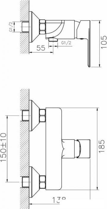 Смеситель Golden Fox Broads 10001-FOX- фото3