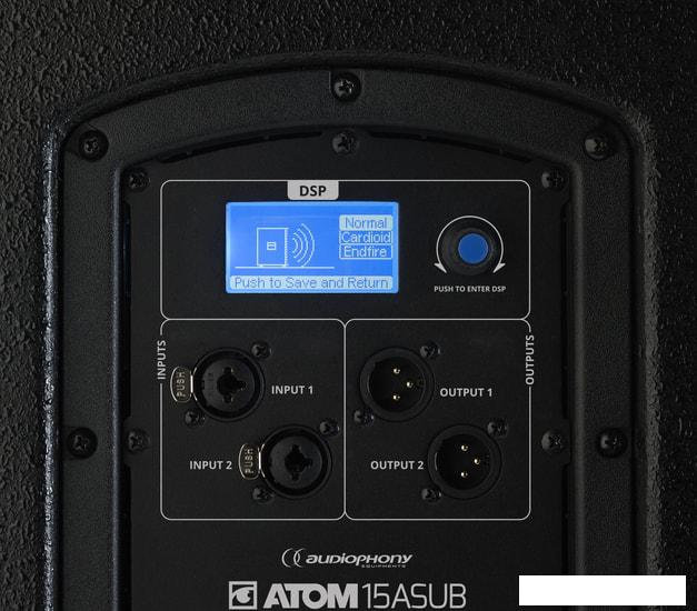 Активный сабвуфер Audiophony ATOM15SUB- фото3
