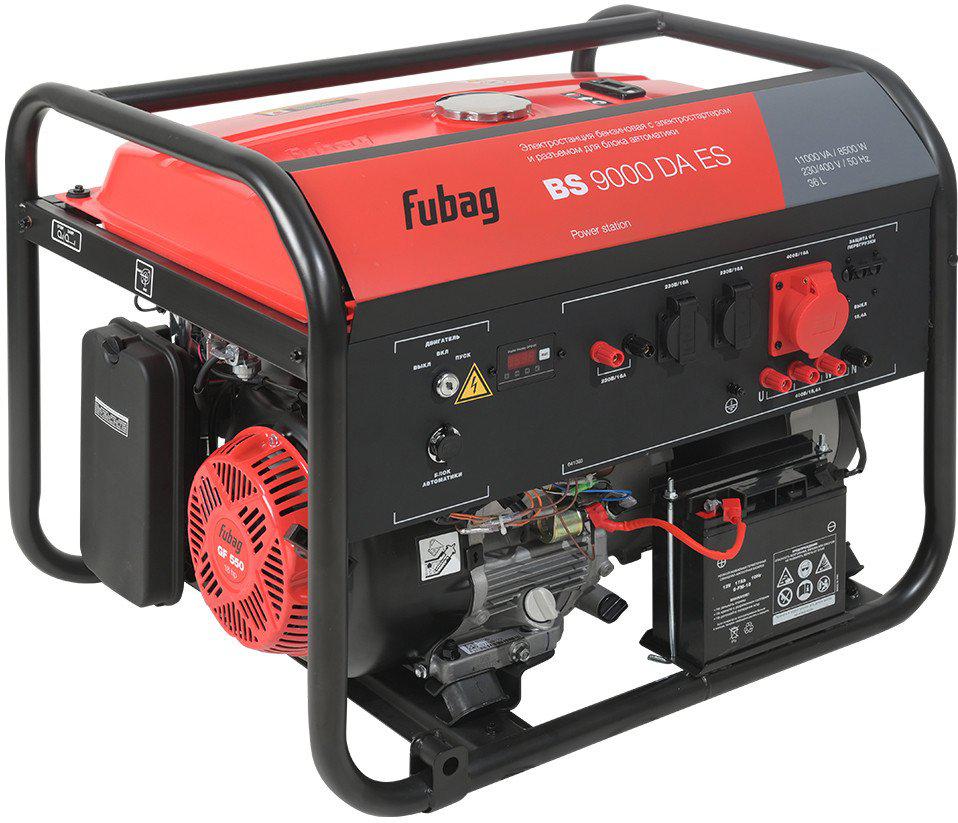 Бензиновый генератор Fubag BS 9000 DA ES 641093- фото