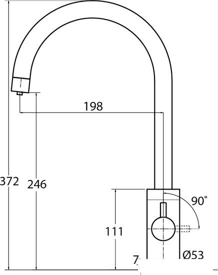 Смеситель Aquasanita Sabiaduo 2963 (черный)- фото3