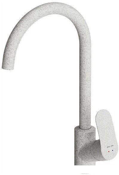 Кухонная мойка Berge BR-5850 + смеситель AM.PM Like F8007133 (серый)- фото3