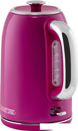 Электрический чайник Galaxy Line GL 0346 (малиновый джем)- фото2