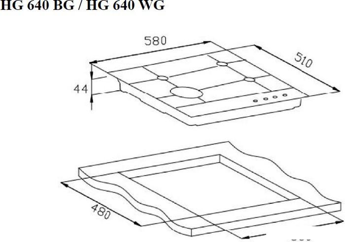 Варочная панель Weissgauff HG 640 BG- фото4