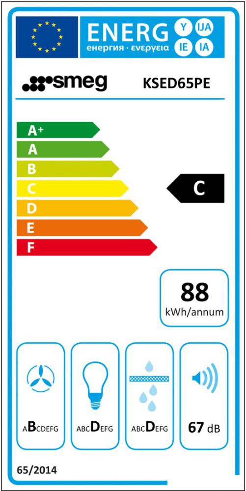 Кухонная вытяжка Smeg KSED65PE- фото3
