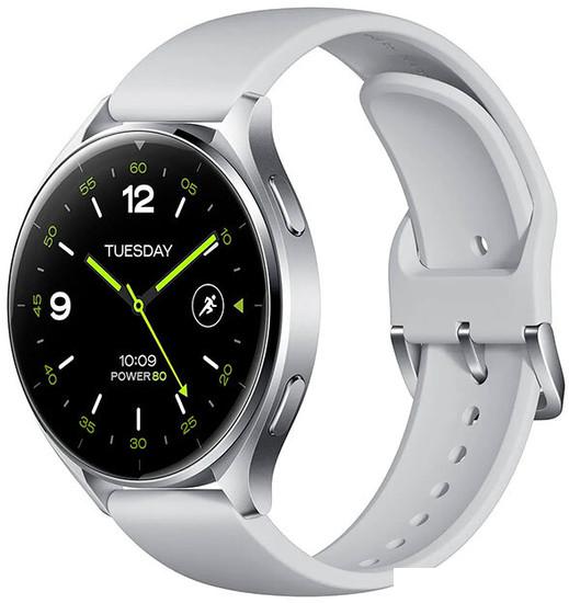 Умные часы Xiaomi Watch 2 M2320W1 (серебристый/серый, международная версия)- фото