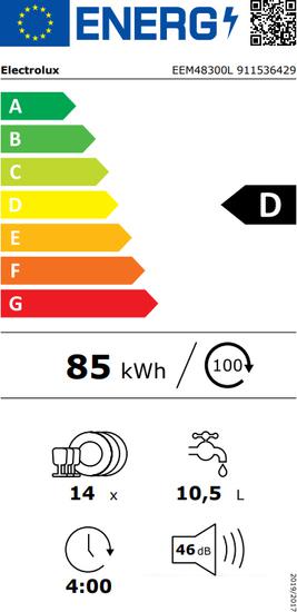 Встраиваемая посудомоечная машина Electrolux EEM48300L- фото2