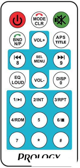 USB-магнитола Prology CMX-210- фото3