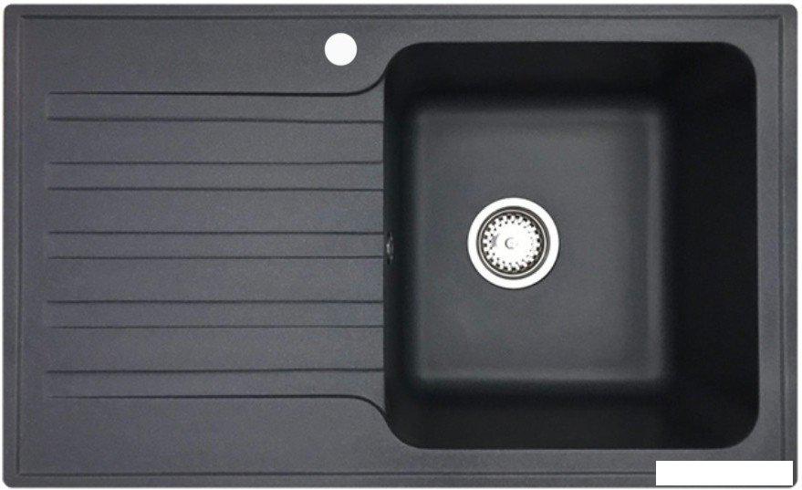 Кухонная мойка БелЭворс Styl R + Like F8005022 (черный)- фото3
