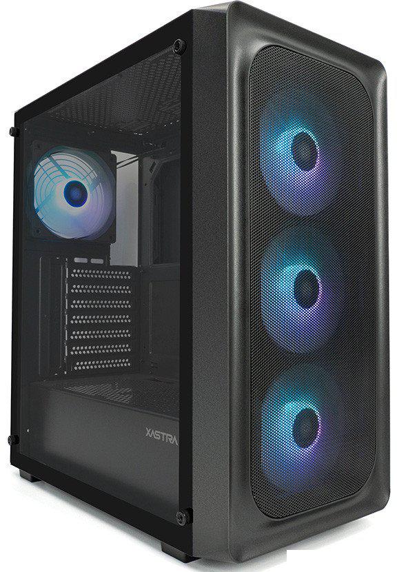 Корпус XASTRA A407 4ARGB (черный)- фото