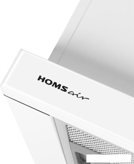 Кухонная вытяжка HOMSair Flat 60 Glass (белый)- фото4