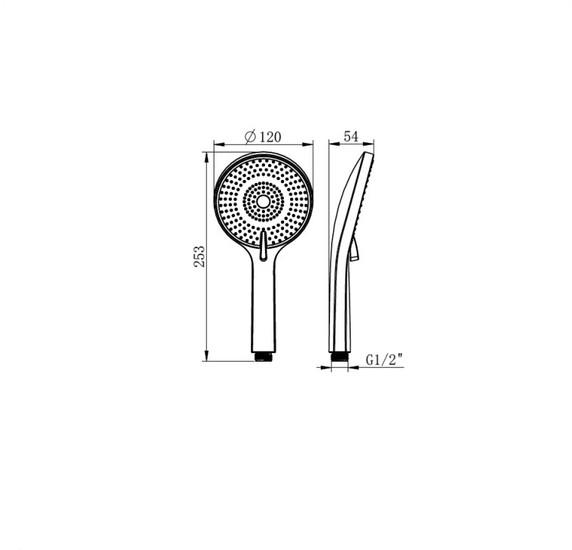 Душевая лейка Maxonor Pure Life PL20-9- фото2