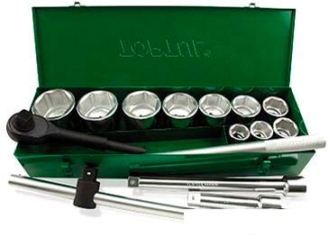 Набор торцевых головок Toptul GCAD1402 14 предметов- фото