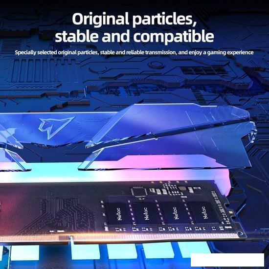 Оперативная память Netac Shadow RGB 2x8GB DDR4 PC4-25600 NTSRD4P32DP-16E- фото3