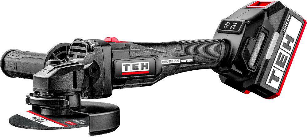Угловая шлифмашина TEH LG125N-1B (с 1-им АКБ, кейс)